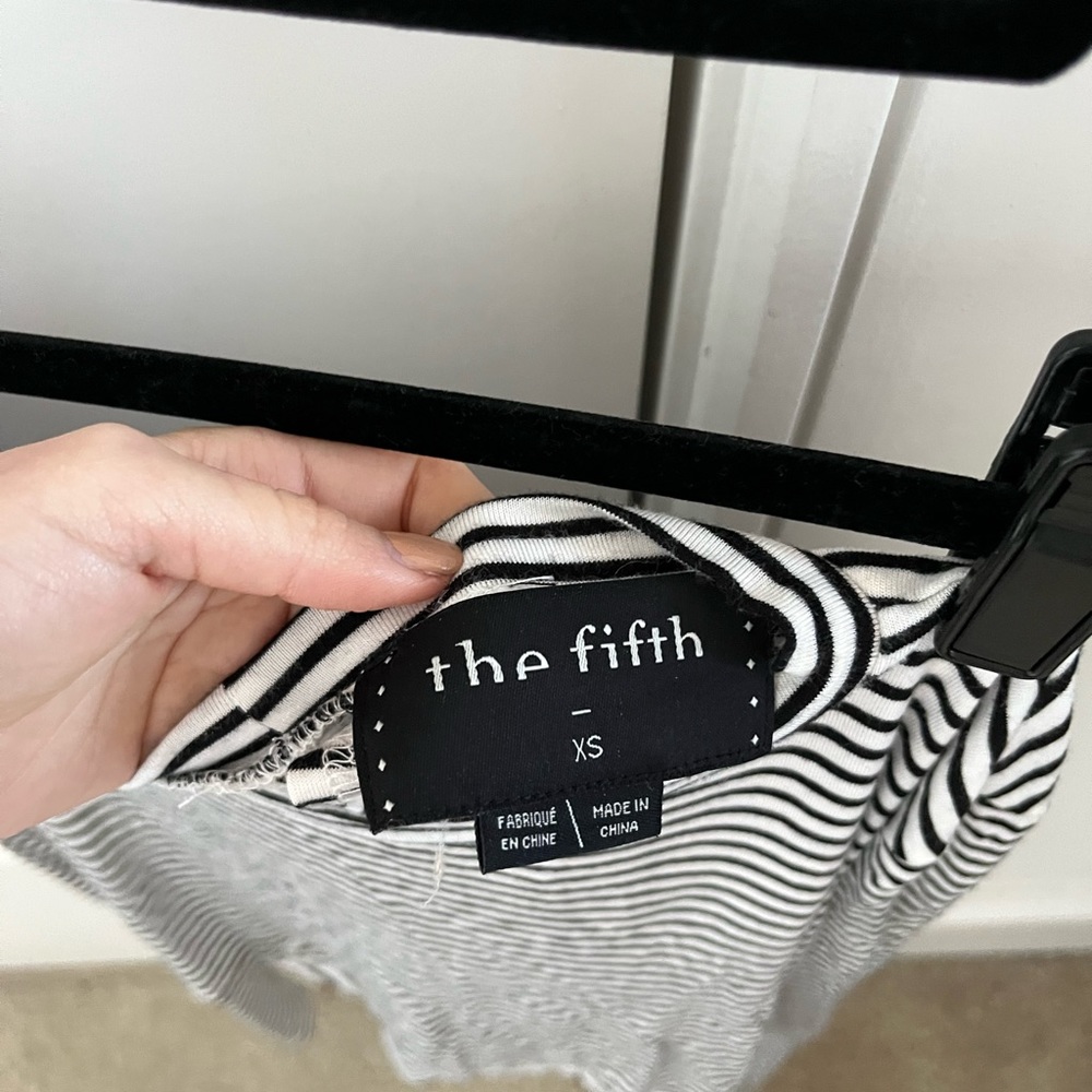 The Fifth Label Black White Striped Longsleeve - Picture 3 of 3